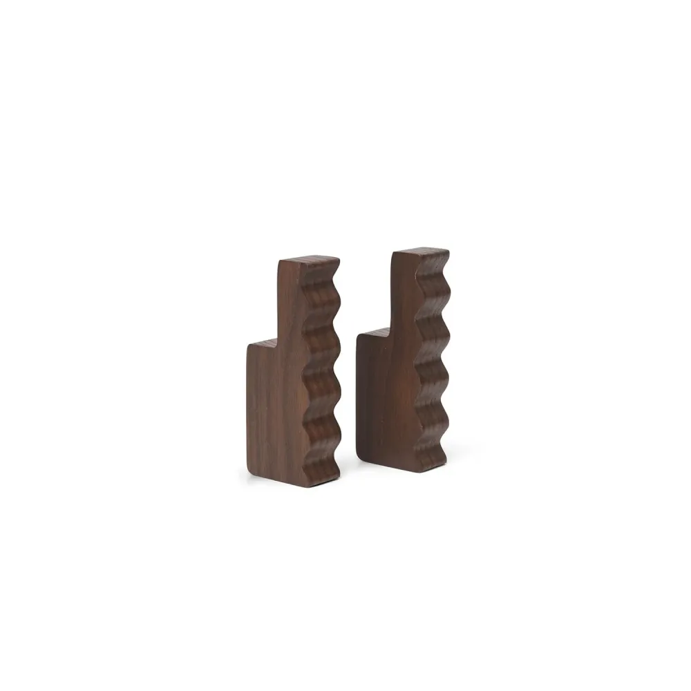 2 stk | Unda Knagger Dark Brown