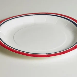 Tallerken Norsk Flagg 6 stk.