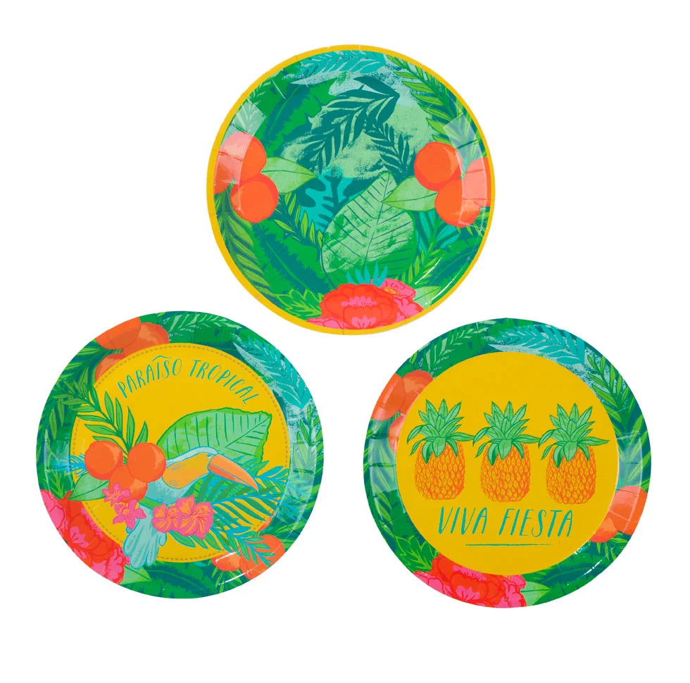 Tropical Fiesta Kanape Tallerken