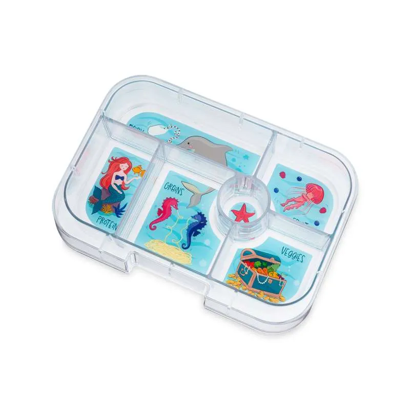 Yumbox Innsatsbrett - Original Tray - 6 rom - Havfrue