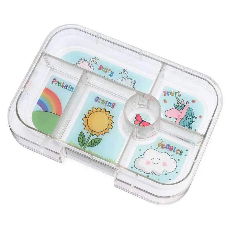 Yumbox Innsatsbrett - Original Tray - 6 rom - Unicorn