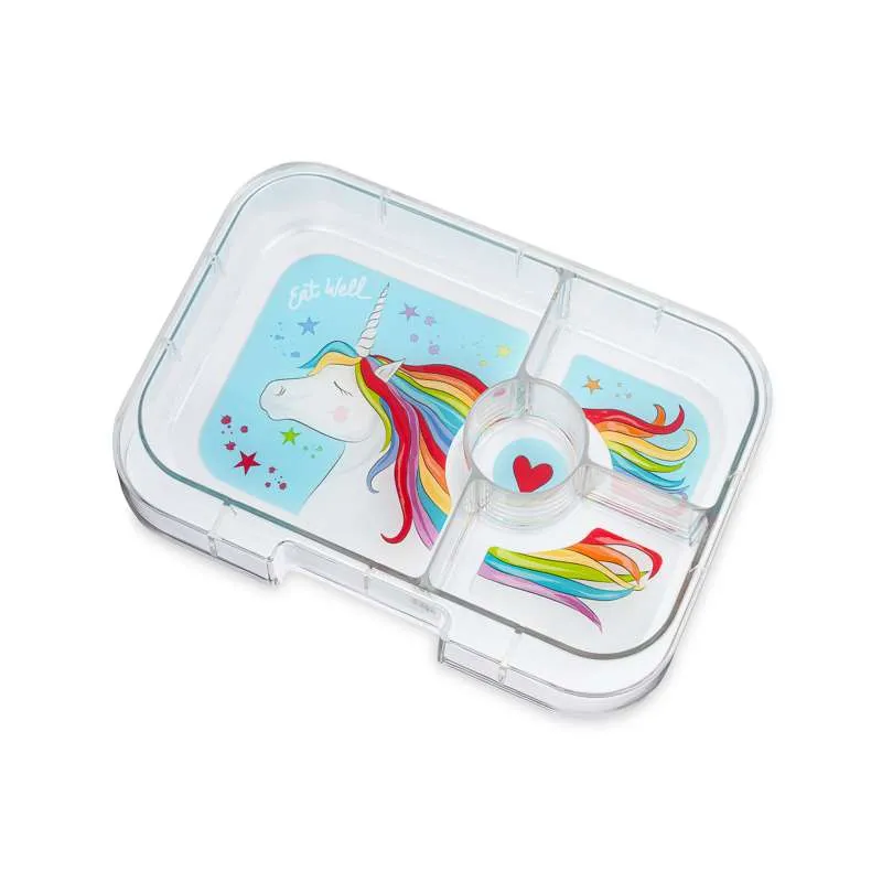 Yumbox Innsatsbrett - Panino Tray - 4 rom - Enhjørning