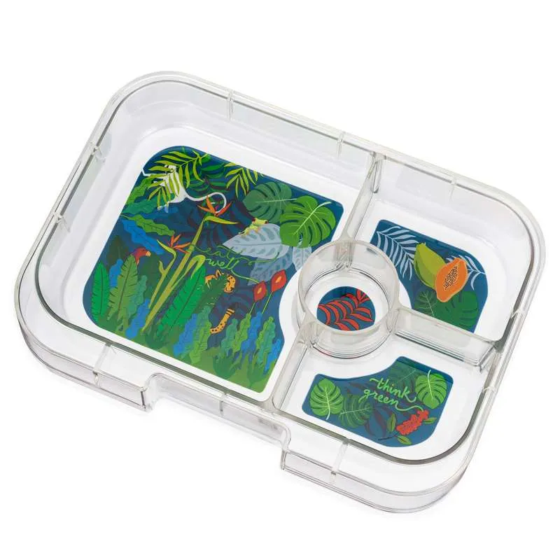 Yumbox Innsatsbrett - Panino Tray - 4 rom - Jungle