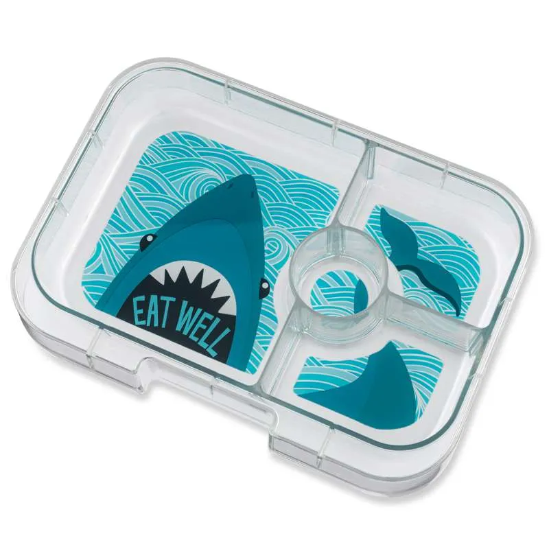 Yumbox Innsatsbrett - Panino Tray - 4 rom - Shark