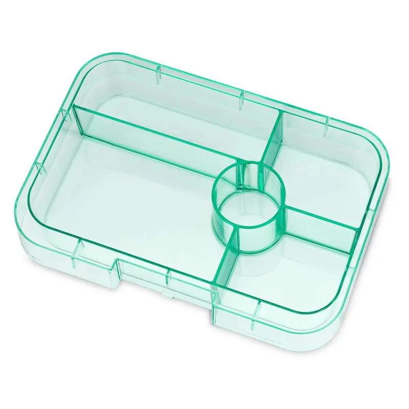 Yumbox Innsatsbrett - Tapasbrett - 5 rom - Klar Aqua