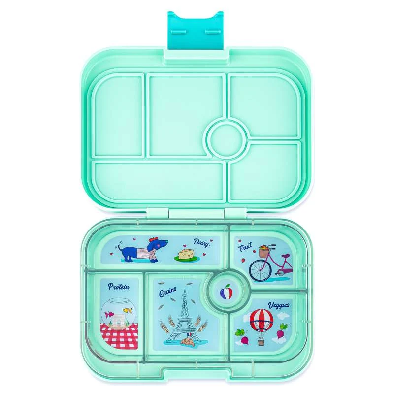 Yumbox Matboks - Original - 6 rom - Serene Aqua/Paris