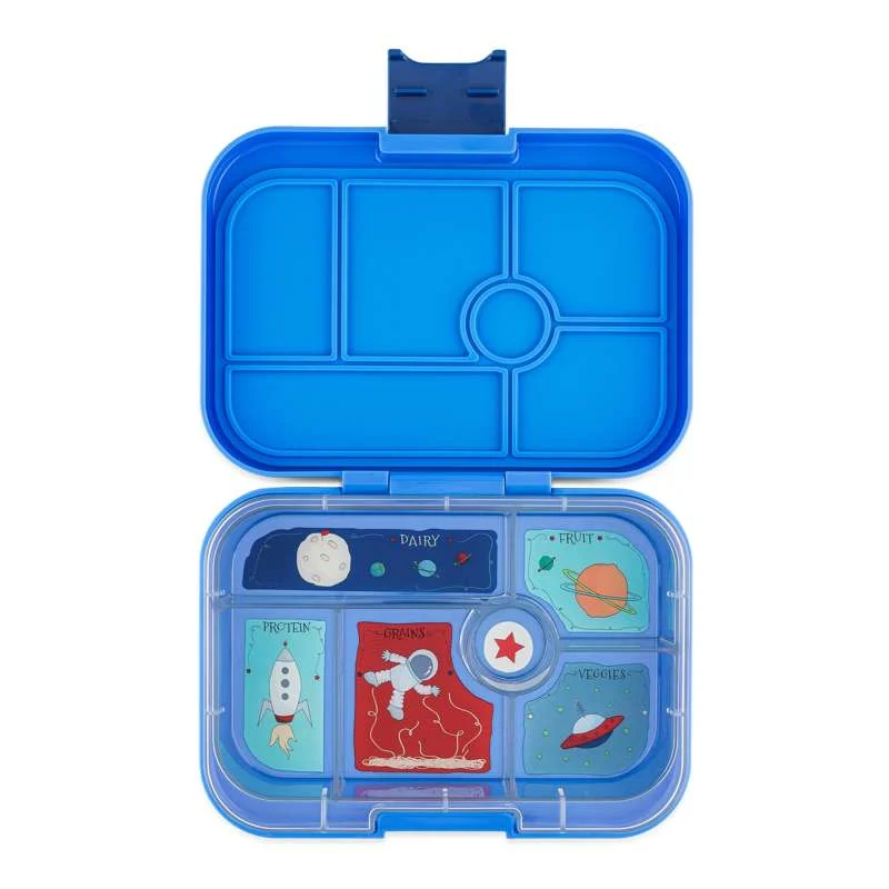 Yumbox Matboks - Original - 6 rom - Surf Blue/Rocket