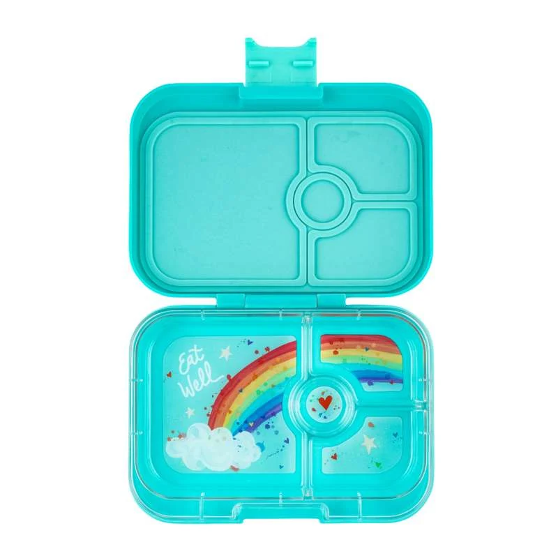 Yumbox Matboks - Panino - 4 rom - Misty Aqua/Rainbow