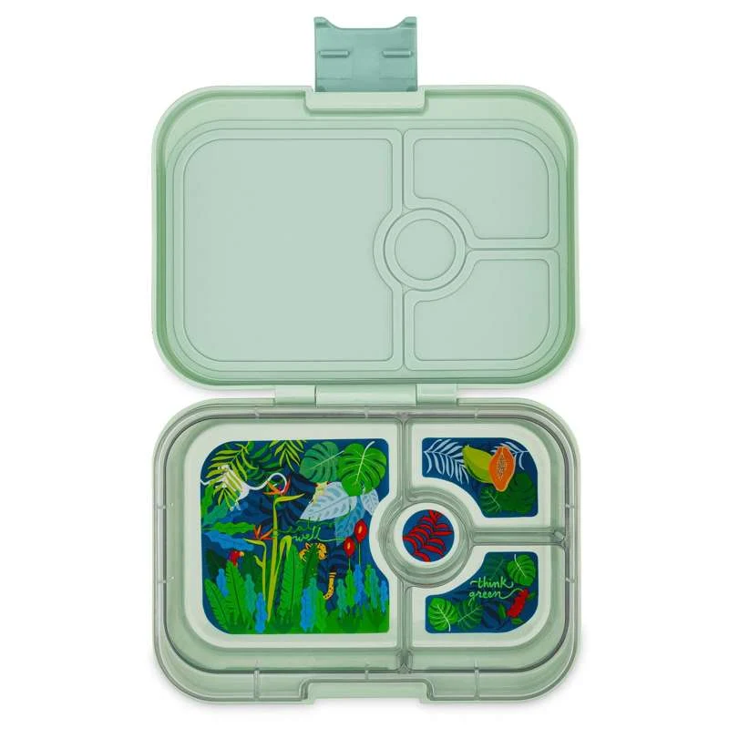 Yumbox Matboks - Panino - 4 rom - Salviagrønn/Jungle