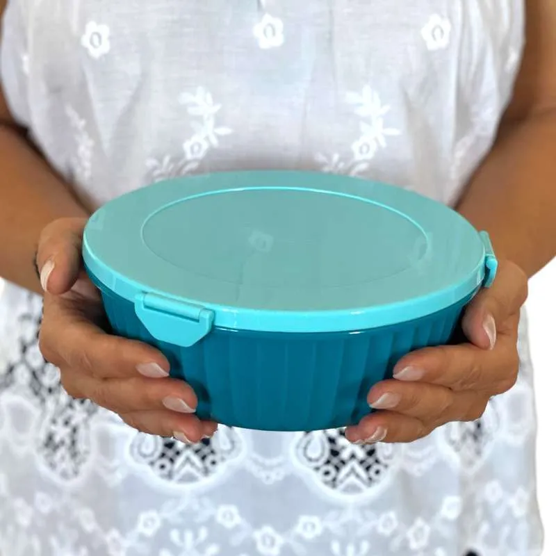 Yumbox Matboks - Poke Love Bowl - 4 rom - Lagoon Blue