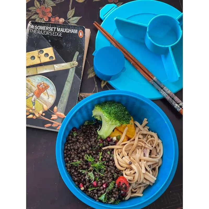 Yumbox Matboks - Poke Love Bowl - 4 rom - Lagoon Blue