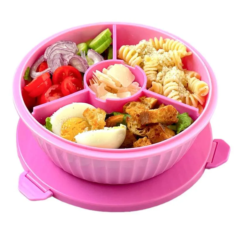 Yumbox Matboks - Poke Love Bowl - 4 rom - Guava Pink