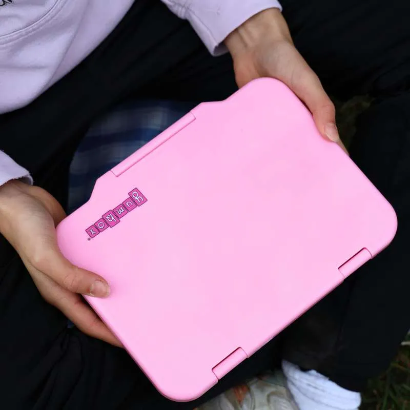 Yumbox Matboks - Presto Rustfritt Stål - 4 rom - Versaille Rose