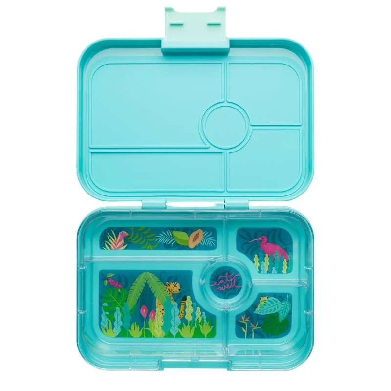 Yumbox Matboks - Tapas XL - 5 rom - Antibes Blue/Jungle Pastel