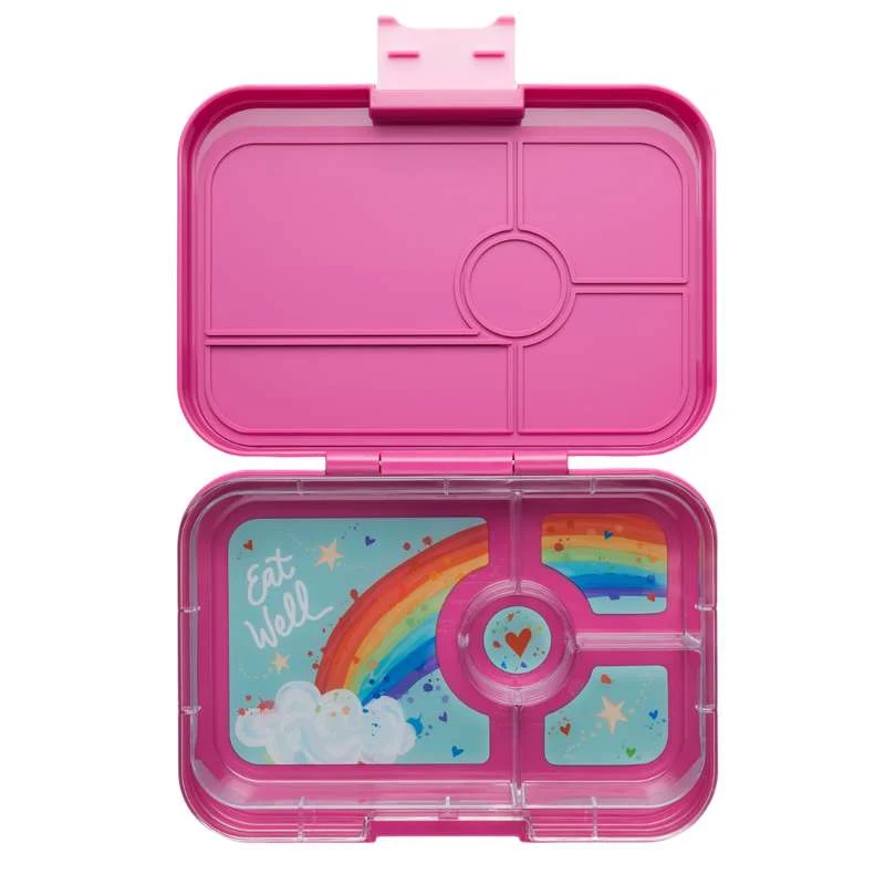 Yumbox Matboks - Tapas XL - 4 rom - Mailbu Purple/Rainbow