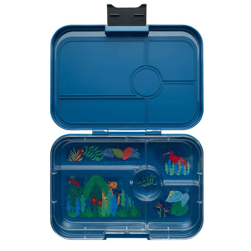 Yumbox Matboks - Tapas XL - 5 rom - Monte Carlo Blå/Jungle