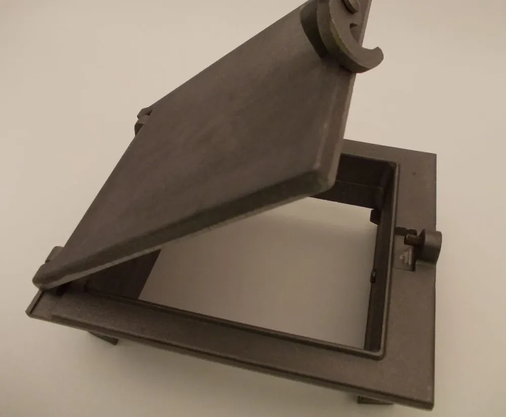 Kachelofent Door 22x27cm med kupp