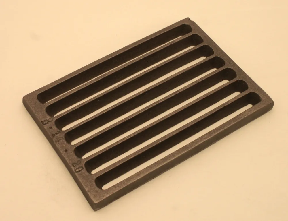 Ovn rist 14 x 20 cm skorstein rist ild rust