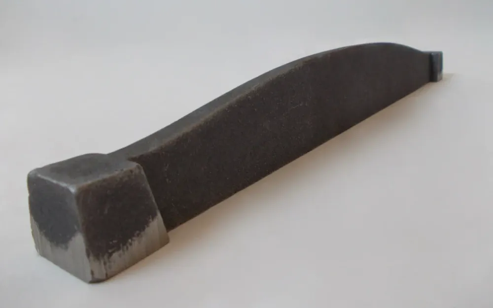 Rustab 43 cm brannstykke rust