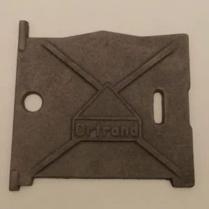 Stehrost 18.5x19cm, indre dør Ortrand Kachelofen