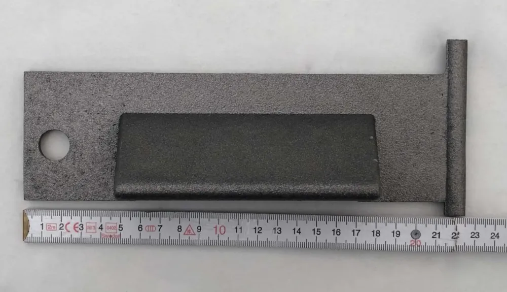Stehrost 9x22.5cm, indre dør flislagt komfyr ortrand oppvarming