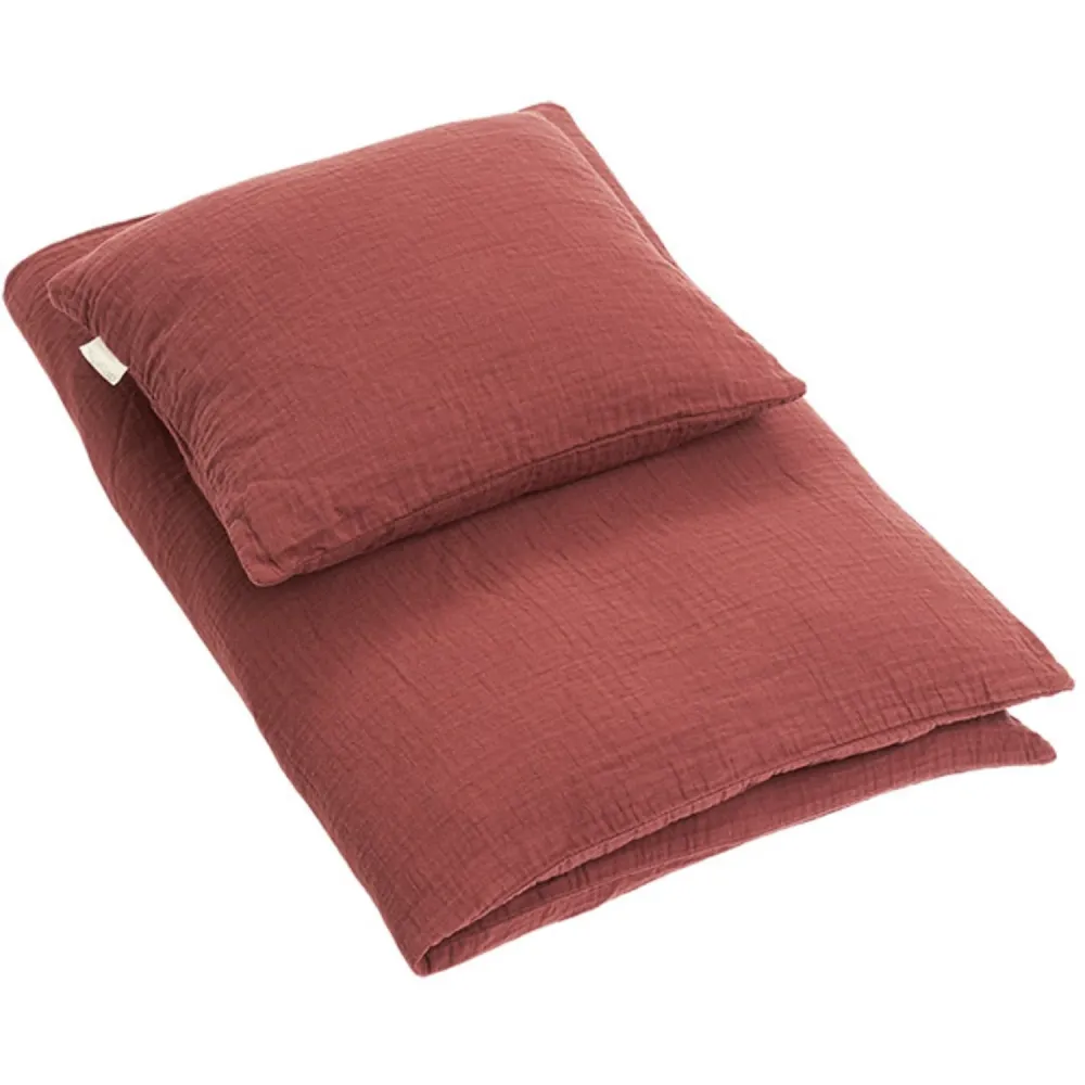 KlipKlap Burgundy Sengetøy