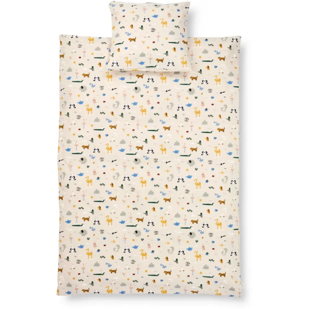 LIEWOOD Around World / Sandy Ingeborg Junior Printed Sengetøy
