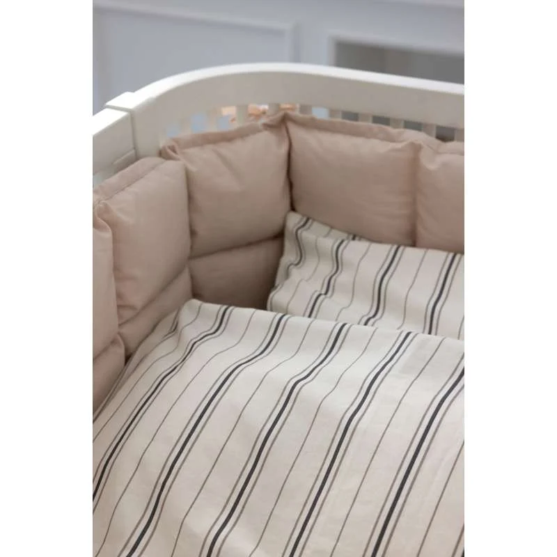 Sebra Sengetøy - Baby - Kremstripe