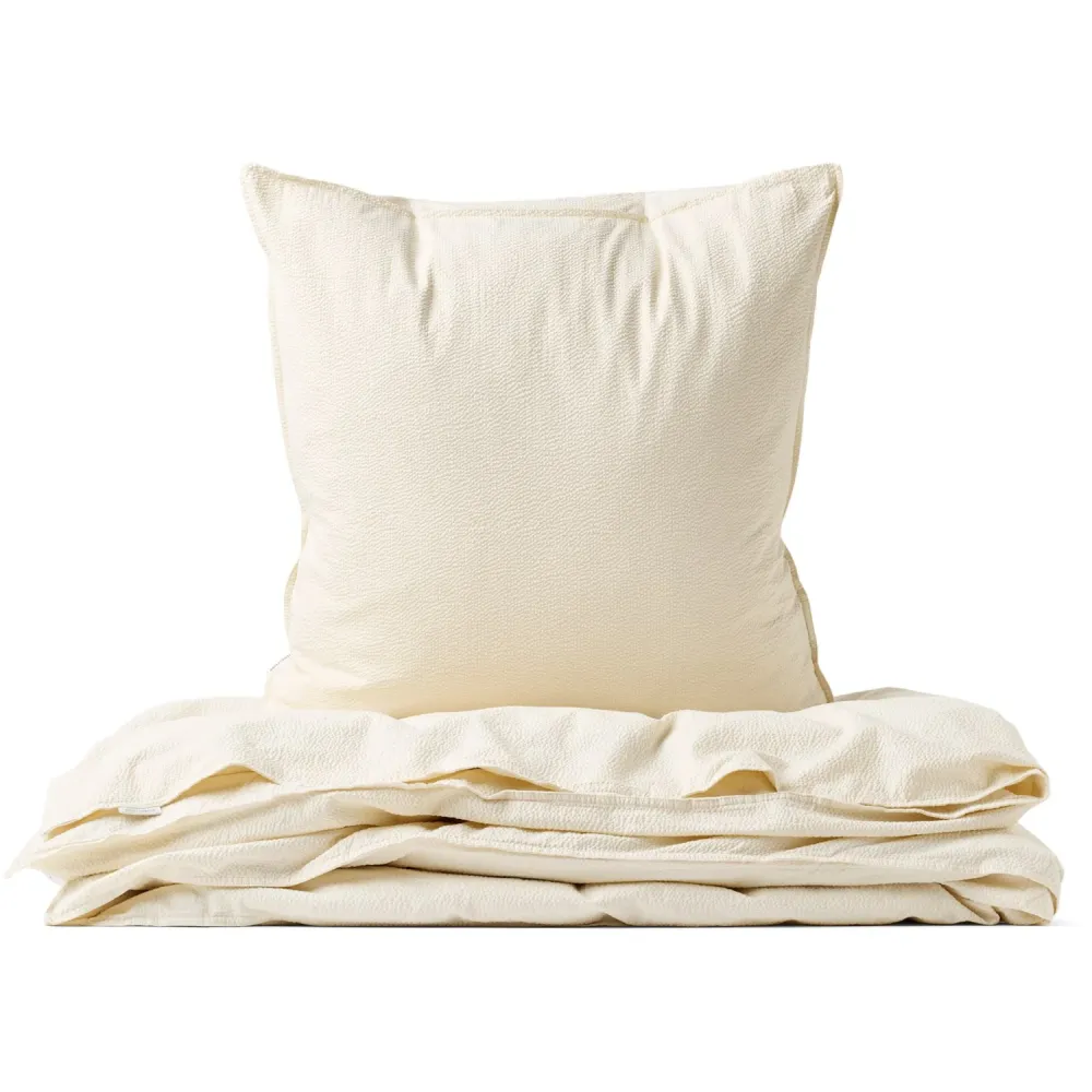 Studio Feder Undyed Sengetøy Seersucker